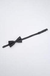 Junior Black Paisley Bow Tie